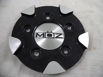 MOZ Wheels Black / Silver Custom Wheel Center Cap Caps # 934-2085-AL (1) • $69