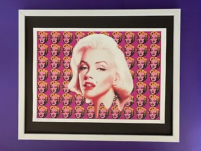 Death NYC Large Framed 16x20in Pop Art Certified Graffiti Marilyn Monroe Warhol# • $250