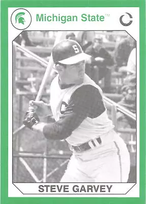 1990 Collegiate Collection Michigan State Spartans #2 Steve Garvey Promos • $1