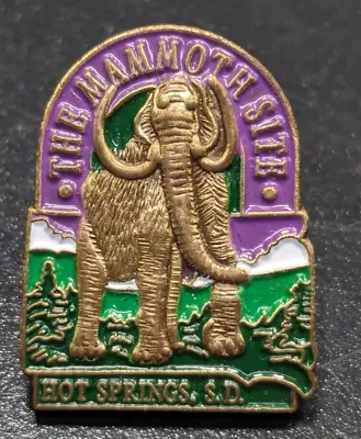 The Mammoth Site - Hot Springs South Dakota Lapel Hat Backpack Pin • $14.99