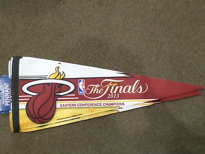 2013 Miami Heat Eastern Conference Champions Roll & Go Pennant • $9.95