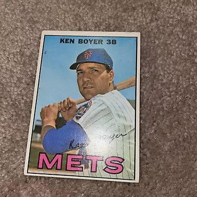 1967 Topps Ken Boyer #105 New York Mets • $0.99