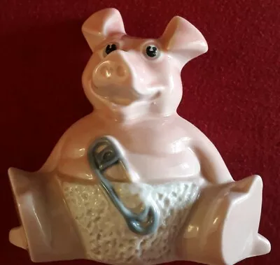 Nat West Woody Baby Pig Money Box With Original Stopper. • £8