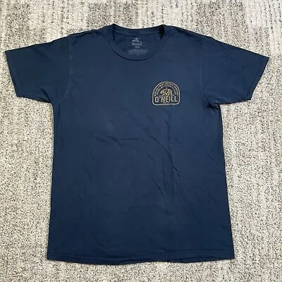 Men’s O'NEILL Short Sleeve Crew Neck Graphic Tee Modern Fit Size Medium Navy • $8.99