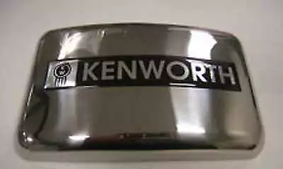 KENWORTH Rectangular Stainless Horn Cover With  KENWORTH  Banner Decal. • $36.03