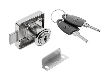 Security Door Cam Lock Cabinet Drawer Cupboard Locker + Keys ZZ-CF-138-01 • £6.95