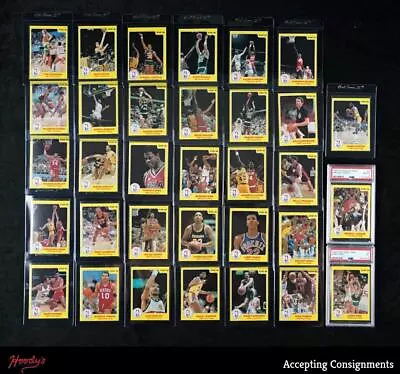 1986 Star Court Kings Complete Set 1-33 W/ #18 Michael Jordan RC ROOKIE PSA 8 • $782