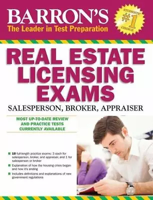 Barron's Real Estate Licensing Exams By Friedman Jack P.; Lindeman J. Bruce • $5.39