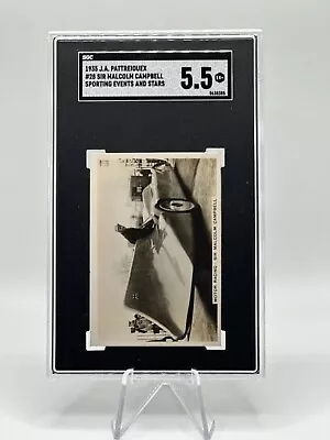 1935 J.A. Pattreiouex Sporting Events & Stars #28 Malcolm Campbell SGC 5.5 EX+ • $14.59