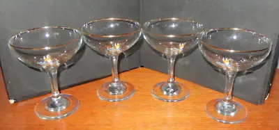 Vintage 1960's Babycham Glasses  X 4 Tan Fawn Deer Bar Advertising Party • £26