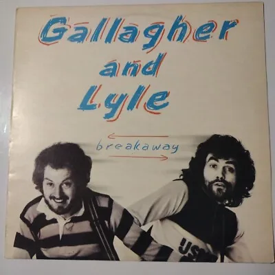 Gallagher And Lyle Breakaway 1976 Uk Vinyl Lp Album + Lyric Insert A4/b2 • £7.95