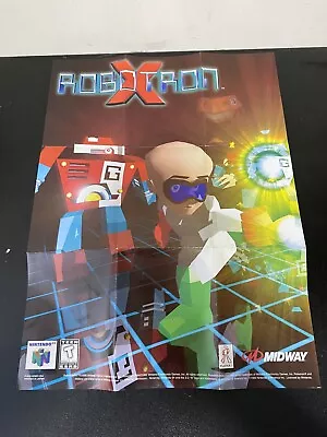 Robotron 64 Nintendo 64 N64 Poster P-NUS-NDME-USA • $19.95