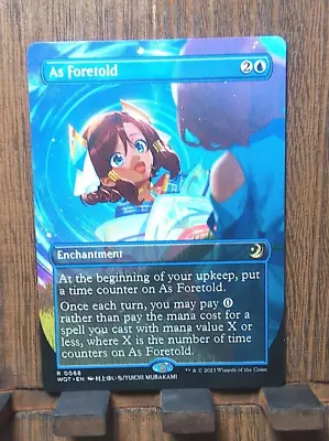 AS FORTOLD MTG (Anime Borderless) Cutest Card! Pack Fresh Enchanting Tales WOE. • $3