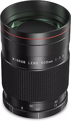 Mirror Telephoto 500mm F7.5 Reflex Lens Manual F Lens NIKON Camera RRP £126.99 • £94.99