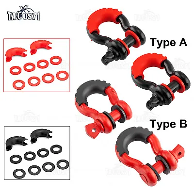 3/4 Inch D Ring Shackles With 7/8 Inch Safety Pin Heavy Duty Towing Accessories • $14.99
