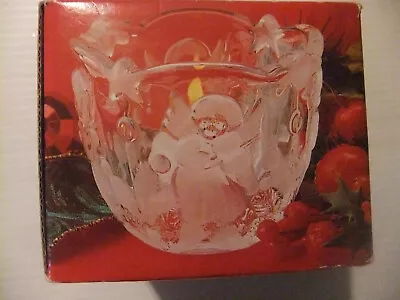 Mikasa Christmas Tea Light Candle Holder Holiday Lights Angel In Original Box • $2.99