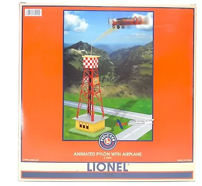 NEW In Box Lionel O Gauge 1/48 Animated Pylon With Airplane For Train Sets • $142.99