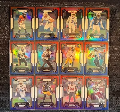 2023 Prizm Football RED WHITE & BLUE RWB Complete Your Set You Pick Card #1-400 • $3.99