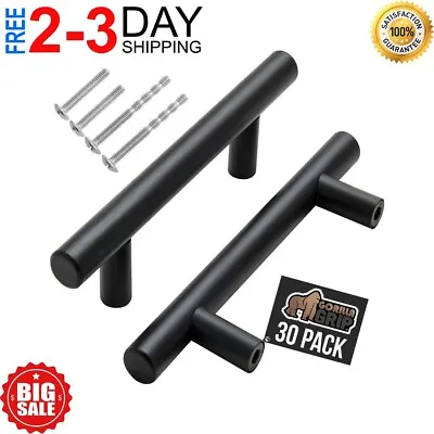 30 Pack 5 Inch Kitchen Cabinet Handles Matte Black Cabinet Pulls Black Drawer.. • $25.99