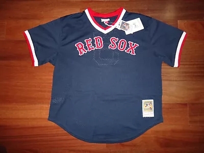 Nomar Garciaparra 1997 Mitchell & Ness Men's Red Sox MLB Pullover BP Jersey • $63
