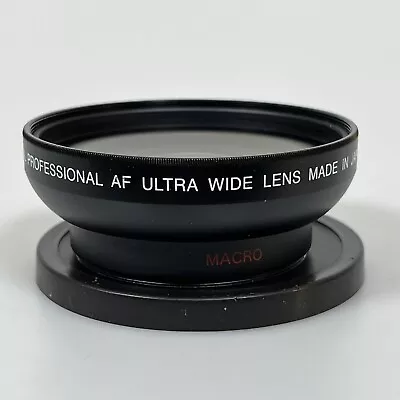 Digital AF Ultra-Wide Macro Lens Crystal Vision 0.5 X Front Cap Professional H2 • $11.99
