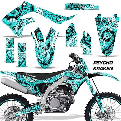 Dirt Bike Graphics MX Decal For Kawasaki KX250 21-23/KX450 19-21 PSYKRKN K TL • $169.95