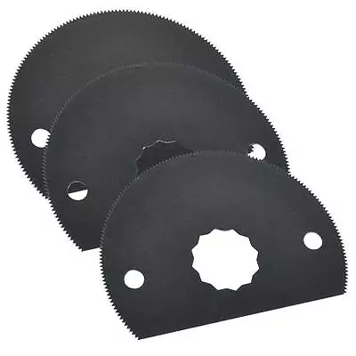 Versa Tool FB3I-D 80mm HSS Semi-Circular Multi-Tool Saw 3 Blade Pack Fits • $25.87