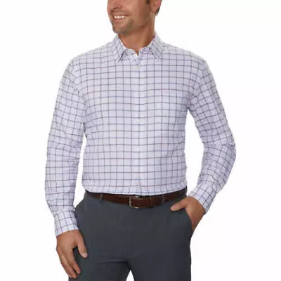 Tommy Hilfiger Men’s All-Season Stretch Dress Shirt Reg Fit Wrinkle Free | G31 • $19.98