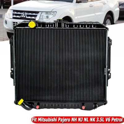 3-Row Heavy Duty Radiator For 83-00 Mitsubishi Pajero NH NJ NL NK 3.5L V6 Petrol • $259
