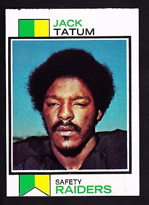 1973 Topps #288 Jack Tatum Raiders Rookie • $15