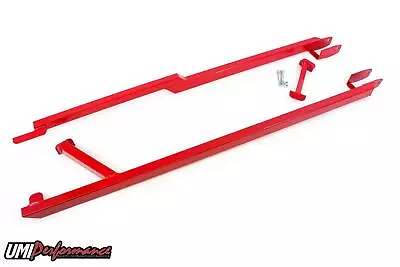 UMI Performance 82-92 Camaro F-Body Boxed Style Weld In Subframe Connectors Red • $429.99