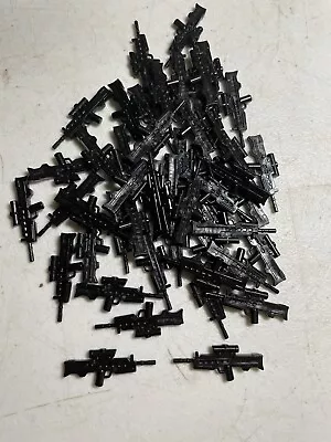 Lot Of 49 Brickarms L85A1 Rifle Black For Minifigures - Brickmania • $40