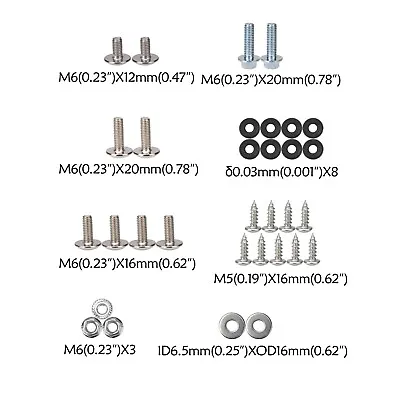 Mounting Screws Bolts Kit For Honda CRF50 Pit Dirt Bike Plastics Fuel Tank Seat • $16.99