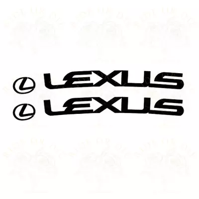 Lexus Brake Caliper Vinyl Decal Sticker Curved - Set Of 2 - Multi Colors • $6.50