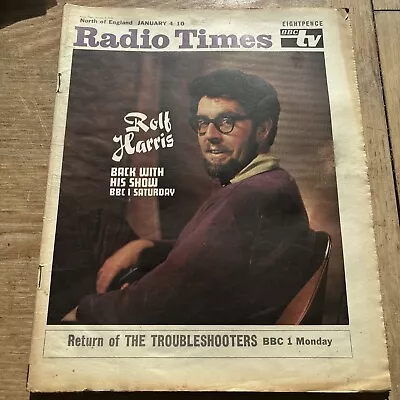 Radio Times.  Rolf Harris.  Doctor Who. 4-10 Jan 1969.  North • £5