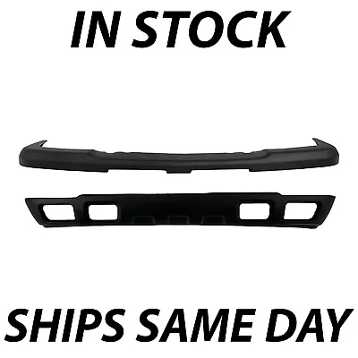 NEW Front Bumper Upper Cap Lower Deflector 2PC Kit For 2003-2006 Chevy Silverado • $160.99