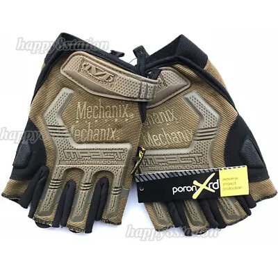 FINGERLESS Mechanix M-PACT Tactical Gloves Military Bike Sports Wear Mechanics • $16.99