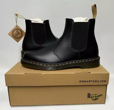 Dr Martens Chelsea Boots 2976 Vegan - Black - Size 11 • £99.99