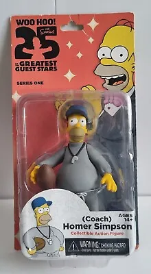 The Simpsons Homer Simpson Coach Homer Series 1 5  Action Figure Neca • £19.99
