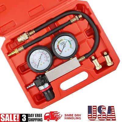 Multi-Function Cylinder Leak Down Tester Gasoline Engine Compression Gauge Test • $24.99