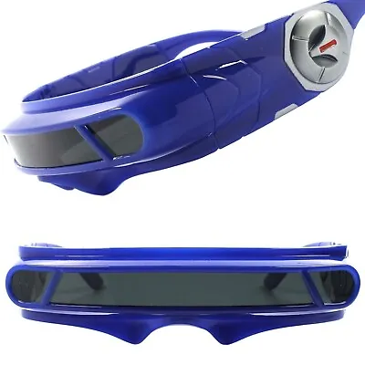 Blue Futuristic Party Rave X-Men Cyclops Costume Cosplay Wrap Visor Sun Glasses • $12.99