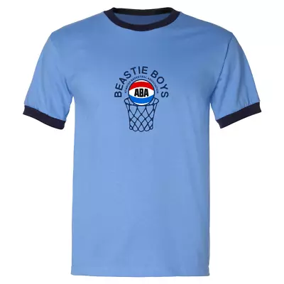 Beastie Boys ABA Atwater Basketball Modern Reprint Ringer Rap 90s T-Shirt S-3XL • $54.95