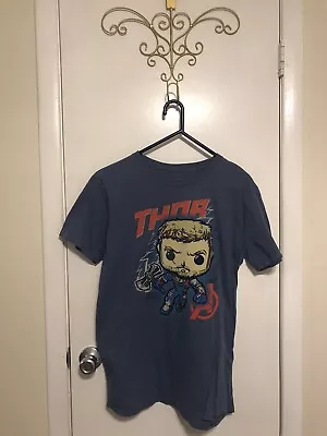 Funko POP Avengers: Endgame Mens T-Shirt  Medium THOR 2019 Preowned • £28.92