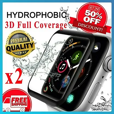 $5.49 • Buy 2X Screen Protector For Apple Watch IWatch Series 6 5 4 3 2 SE 38 40mm 42mm 44mm