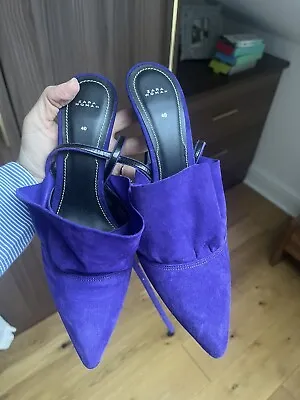 Purple Zara Court Shoes Size 7 • £30