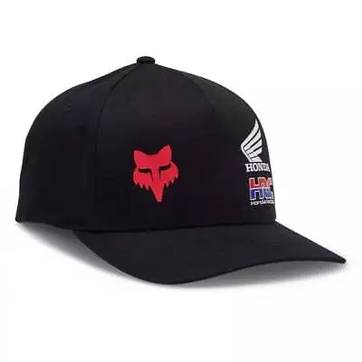 Fox Racing Men's MX Casuals HONDA Flexfit Hat/Cap (Black) • £40