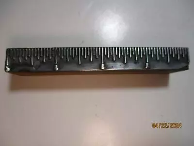 Printing Letterpress Printer Type Block Antique Ruler Print Cut • $11.99