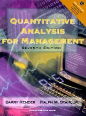 Quantitative Analysis For Management By Barry Render: Used • $27.43