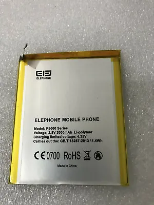 NEW Battery Elephone P9000 For Elephone P9000 3000mAh 3.8V • $30.41