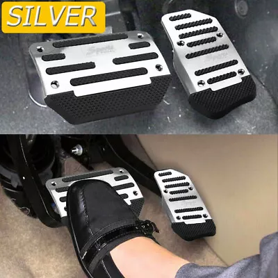 Universal 2pcs Non-Slip Automatic Gas Brake Foot Pedal Pad Cover Accessories Kit • $14.99